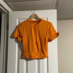 Zara Short Sleeved Cardigan - L
